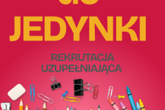 Czerwony Zielony i Biały Nowoczesny Dynamiczny Ilustrowany Powrót Do Szkoły Plakat - 1